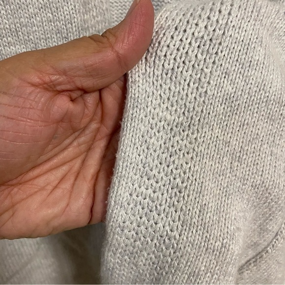 PureJill Cardigan Women’s Size Small Gray Cotton Cashmere Blend Open Cardigan - Picture 6 of 12